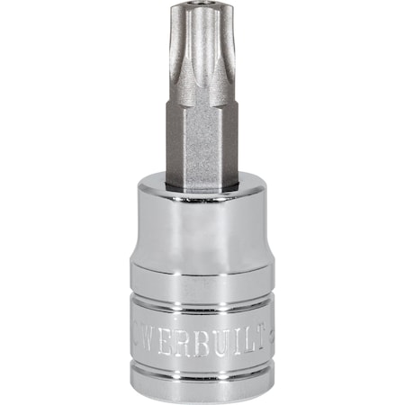 Powerbuilt 3/8" Drive T-45 Tamper Proof Star Bit Socket 648506